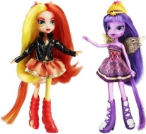 Bambole Twilight Sparkle e Sunset Shimmer