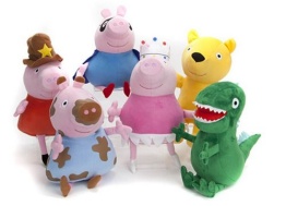 Pupazzi di peluche Peppa Pig 