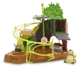 Vita da Giungla Playset Gioco la Tana Segreta con 3 Personaggi, 28 cm