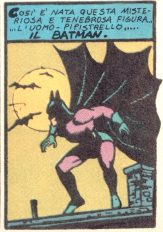 La prima apparizione di Batman dei fumetti